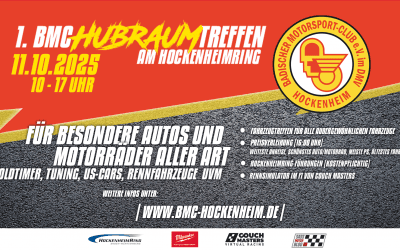1. BMC Hubraum Treffen – 11. Oktober 2025 am Hockenheimring