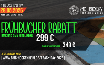 Anmeldung geöffnet – BMC Track Day am 28.05.2026